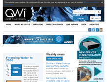 Tablet Screenshot of globalwaterintel.com
